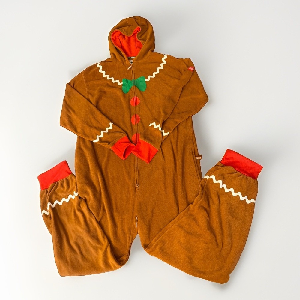 Tipsy Elves Gingerbread Man Jumpsuit Funny Christmas Size 3XL Unisex
